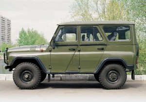 УАЗ с металлической крышей