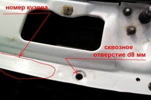 Номер кузова Дэу Матиз